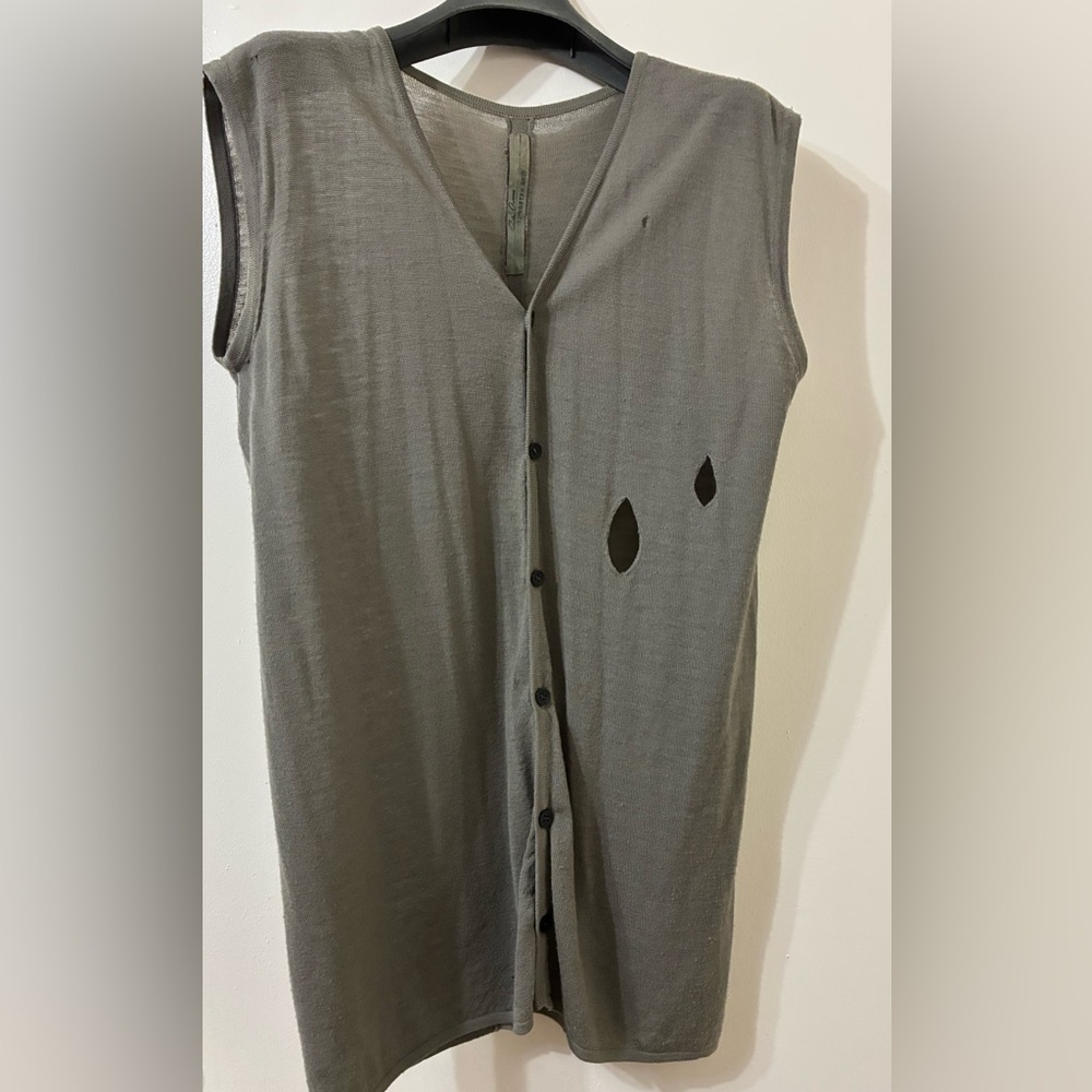 Rick Owens Beige Textured Fabric